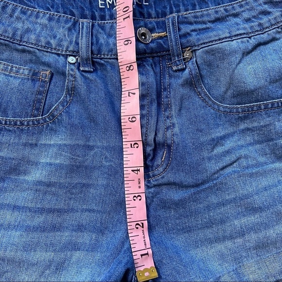 Empyre Juniors Blue Medium Wash Denim Shorts Blue Jean 7 Outdoor Casual Walking - Picture 6 of 8